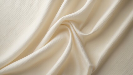 Obraz premium Light pale pastel-colored cloth pattern with beige cream fabric texture