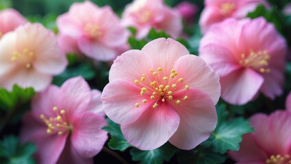 Garden begonias, potting begonias