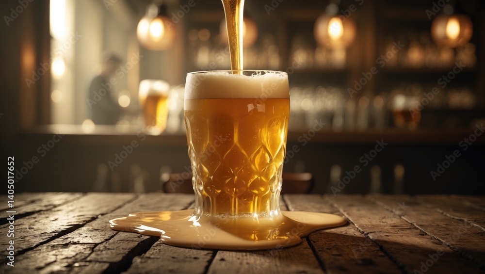 Poster lager and tavern table