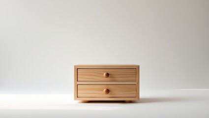 Fototapeta premium Bedside separated on white