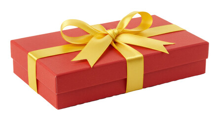 Isolated red gift box