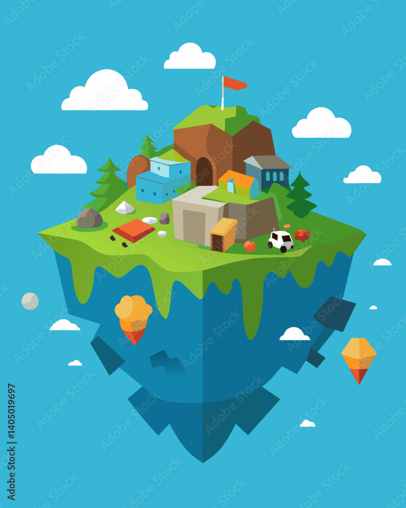 Poster a refuge for discarded items trash island is a manmade disaster that continues to grow in size and c
