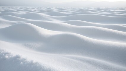 New texture of fresh snow background.