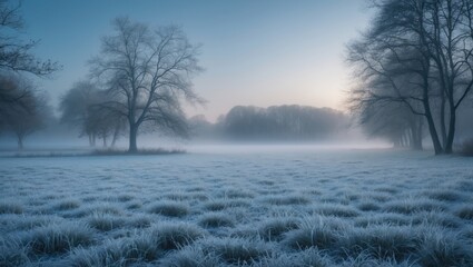 Chilly lake strolls on a morning