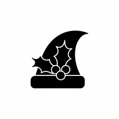 Fototapeta premium creative details Christmas Hat Icon Vector Illustration