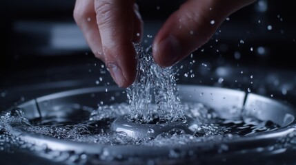 Plumber fixing clogged drain. Featuring plumbing maintenance and repair