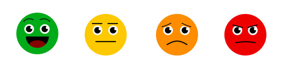 three smilies set smiley emotion. Three smilies, set smiley emotion, by smilies, cartoon emoticons - for stock vector