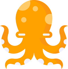 octopus Illustration on a white background     