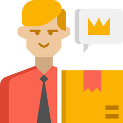 ownership Illustration on a white background     