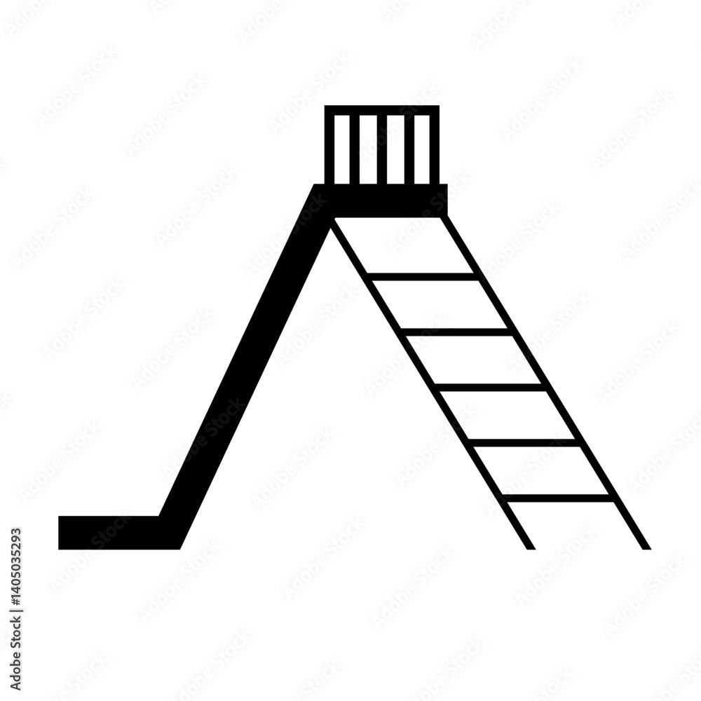 Poster simple design slide icon. vector.