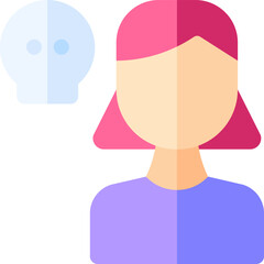 pass away Illustration on a white background    