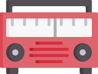 radio (2) Illustration on a white background    