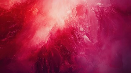 Fototapeta premium Experience the depth of a smooth abstract ruby background with rich scarlet tones and soft radial light creating a mesmerizing liquid gem texture