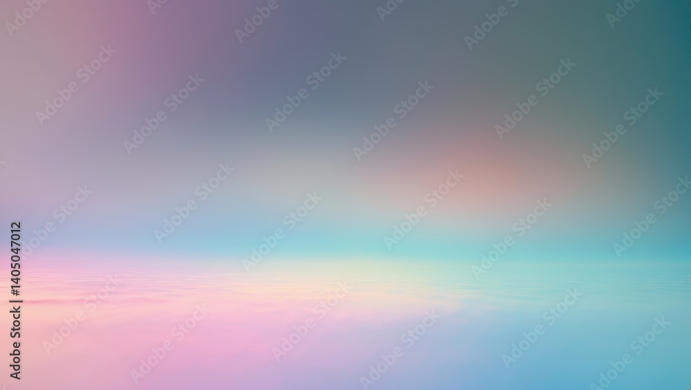 Poster vibrant bokeh on a bright colorful background
