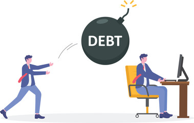 Social media illustration, business concept, web design

