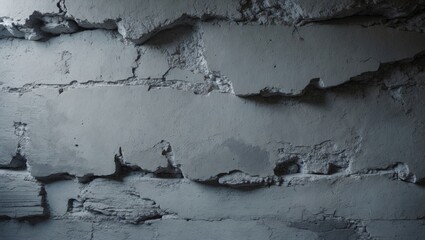 Gray stone surface and untreated wall texture.