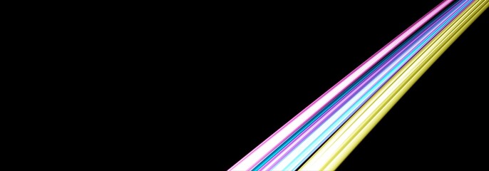 Horizontal abstract Web Banner design header with line light and black background for website design social media cover ads banner flyer invitation