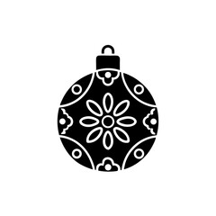 Obraz premium creative details Ornament Ball Icon Vector Illustration