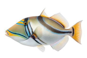 Colorful tropical fish swimming in coral reef environments for marine life awareness