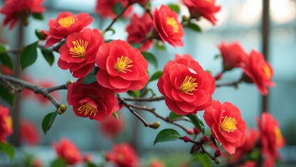 Obraz premium Image of Camellia flower
