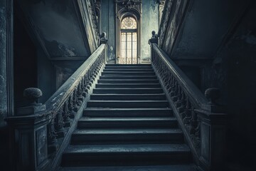 Abandoned grand staircase © Aira