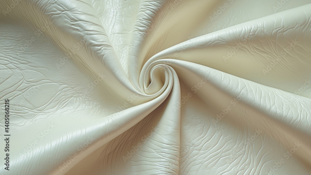 Poster detailed macro of glossy leatherette texture, artificial skin with embossed patterns.