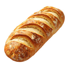3D Render of Crusty Loaf