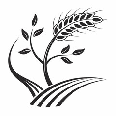 agricultural logo vector illustration
