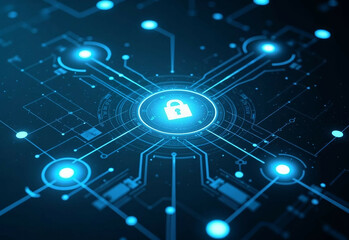 Obraz premium Cyber insurance concept. Insurance that protects your organization from cyber threats