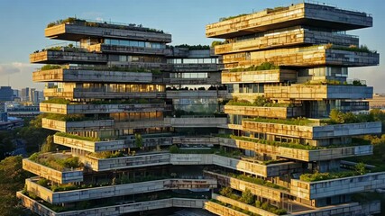 The Terraced Wonder: A Stunning Architectural Marvel - Powered by Adobe