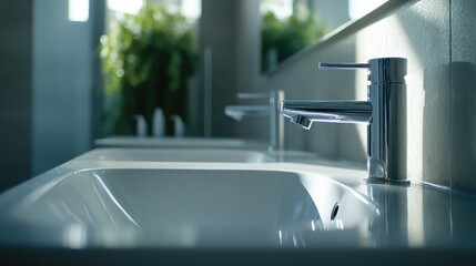 Plumber installing bathroom fixtures. Featuring plumbing expertise and fixture installation