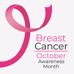 Breast Self-Exams line icon. Breast health. Breast cancer. Pink ribbon. Silhouette icon. Timely breast examination. Health care. National Breast Cancer Awareness. Health-care poster or banner template