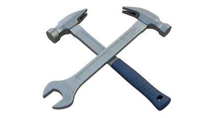 Isolated Hammer and Wrench