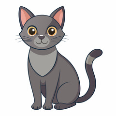 Obraz premium Adorable Fluffy Cat on Pristine White Background: Perfect for Pet Projects, Websites, and Designs 