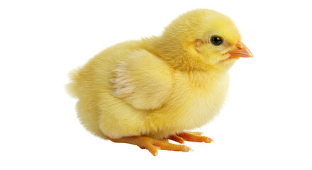 Isolated Baby Chick