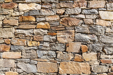 The surface of an stone wall, perfect for the background.