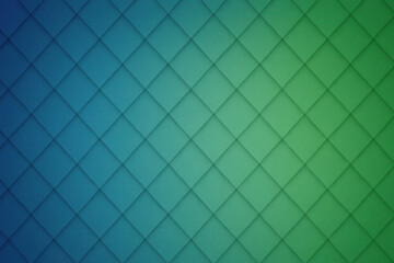 Blue green diamond grid background