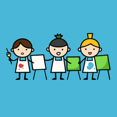 businessman and businesswoman