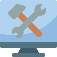 technical Support Illustration on a white background     