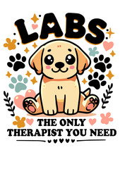 Labrador Retreiver,  SVG File, PNG File, Print on Demand, T-shirt, Mugs, Hoodie, Stickers, Posters, Wall Frame, Dog Lover