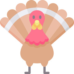 thanksgiving Illustration on a white background     