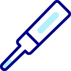 thermometer Illustration on a white background     