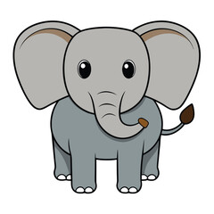 Cute Cartoon Elephant