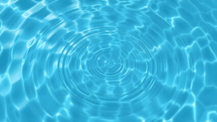 Stunning Top-Down View of Concentric Water Ripples A Highly Detailed Photorealistic Image