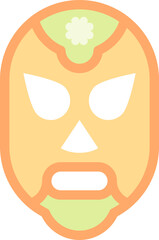 wrestling Illustration on a white background   