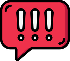 alert Illustration on a white background  