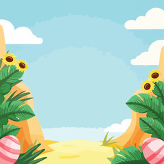 frame with sea animals