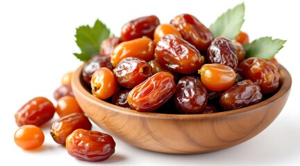 Obraz premium Sweet Delights A Bowl of Ripe, Juicy Dates