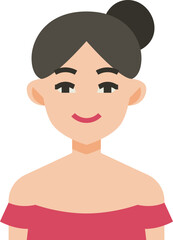 ballerina Illustration on a white background   