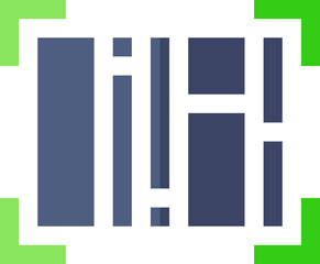 bar code Illustration on a white background    